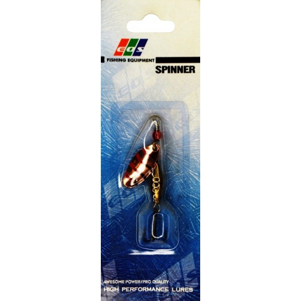 Блесна на хищника, вращающаяся, EOS S0012D, вес 5,5г, цвет GS321034